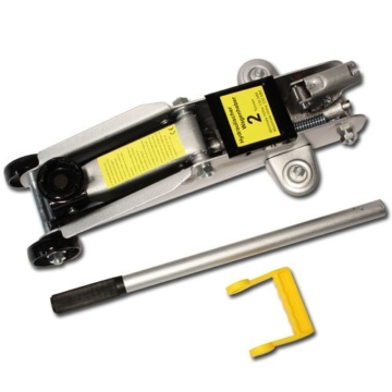 Arebos® Hydraulischer Wagenheber Rangierwagenheber 2 Tonnen mit extralanger Hubstange und Koffer - 